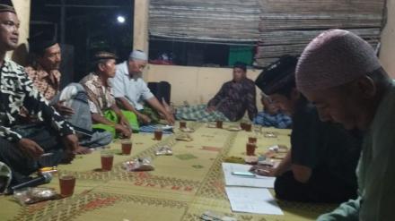 Rapat Rutin Malam Jum'at Kliwonan Dusun Masahan