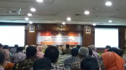 Rapat Kerja Percepatan Penyaluran dan Pengelolaan Dana Desa Tahun 2020