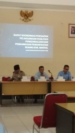 Rapat Koordinasi Persiapan Pelaksanaan Fasilitasi Pengendalian Dan Pengawasan Pemanfaatan Ruang