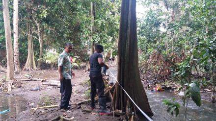 Verifikasi Lapangan Lokasi Pekerjaan Kegiatan Pembangunan Talud Sungai Dusun Gedongan
