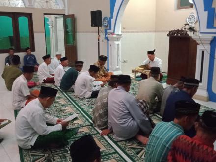 Pengajian Rutin Malam Sabtu di Masjid Nurul Huda Karangmojo