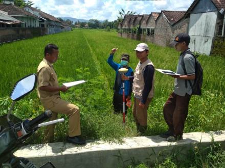 Pengukuran Tanah program PTSL Tahun 2020