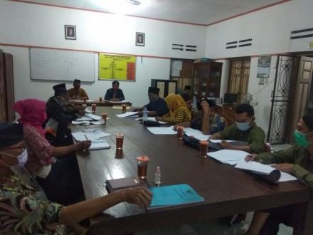 Rapat Koordinasi APBDes Perubahan Tahun 2020 Desa Trirenggo