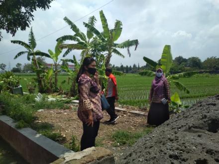 TPK Desa Trirenggo Cek Lokasi TMMD