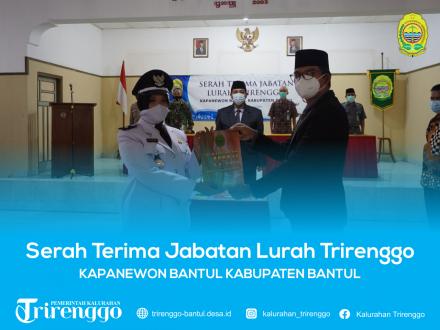 Serah Terima Jabatan Lurah Trirenggo