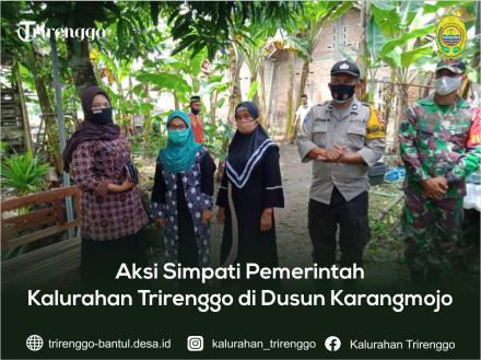 Aksi Simpati Pemerintah Kalurahan Trirenggo di Dusun Karangmojo