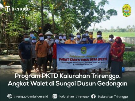 Program PKTD Kalurahan Trirenggo, Angkat Walet di Sungai Dusun Gedongan