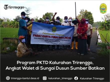 Program PKTD Kalurahan Trirenggo, Angkat Walet di Sungai Dusun Sumber Batikan