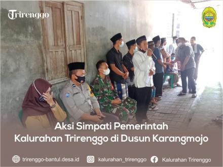 Aksi Simpati Pemerintah Kalurahan Trirenggo di Dusun Karangmojo