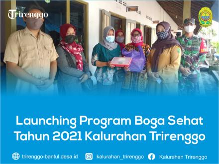 Launching Program Boga Sehat Tahun 2021 Kalurahan Trirenggo