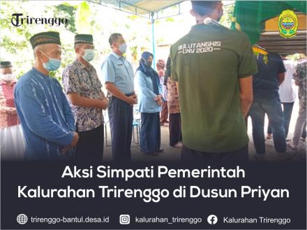 Aksi Simpati Pemerintah Kalurahan Trirenggo di Dusun Priyan