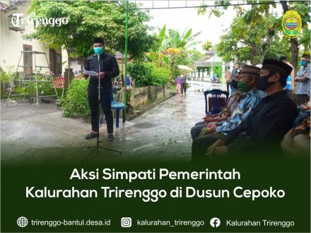 Aksi Simpati Pemerintah Kalurahan Trirenggo di Dusun Cepoko