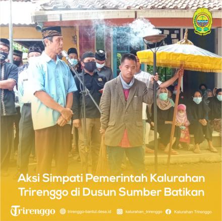 Aksi Simpati Pemerintah Kalurahan Trirenggo di Dusun Sumber Batikan