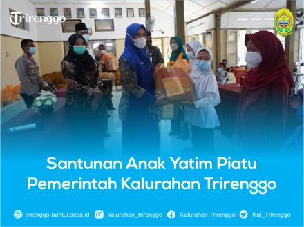 Santunan Anak Yatim Piatu Pemerintah Kalurahan Trirenggo