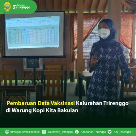  Pembaruan Data Vaksinasi Kalurahan Trirenggo di Warung Kopi Kita Bakulan