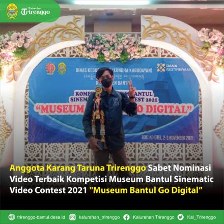 Anggota Karang Taruna Trirenggo Sabet Nominasi Video Terbaik Kompetisi Museum Bantul Sinematic 2021